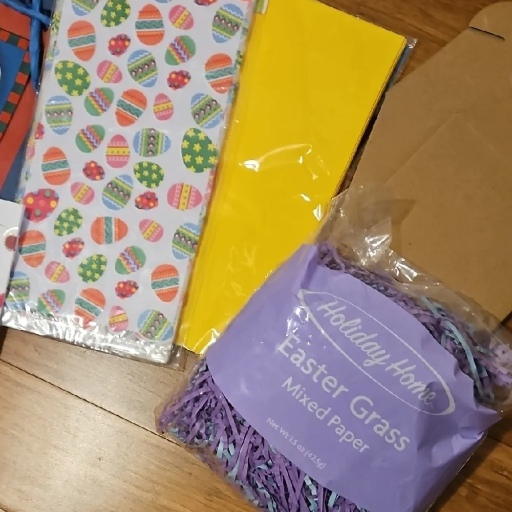 Colorful Gift Bags and Wrapping Set